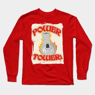 Power Tower Board Game Dice Design Long Sleeve T-Shirt